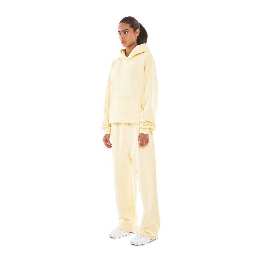OPEN LEG JOGGER LEMON SORBET