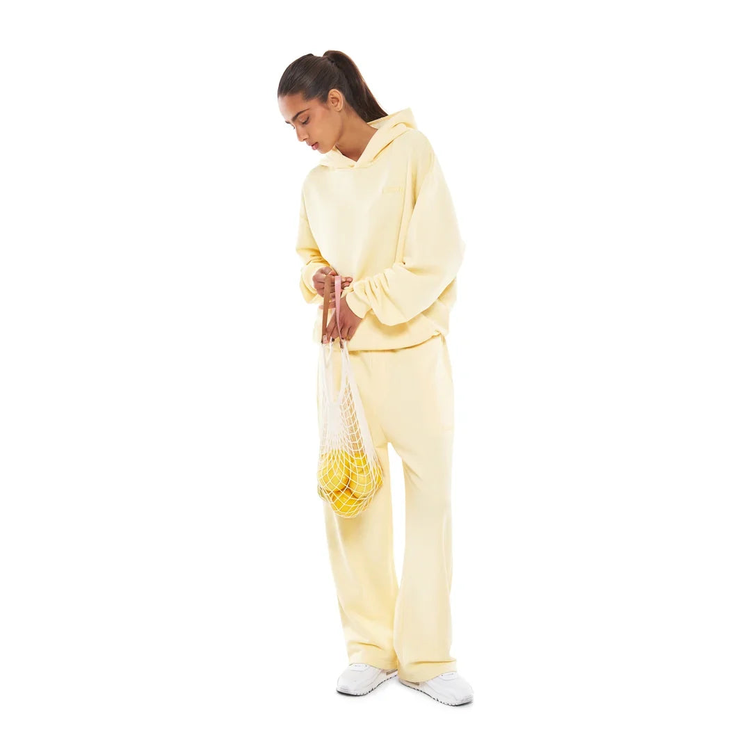 OPEN LEG JOGGER LEMON SORBET