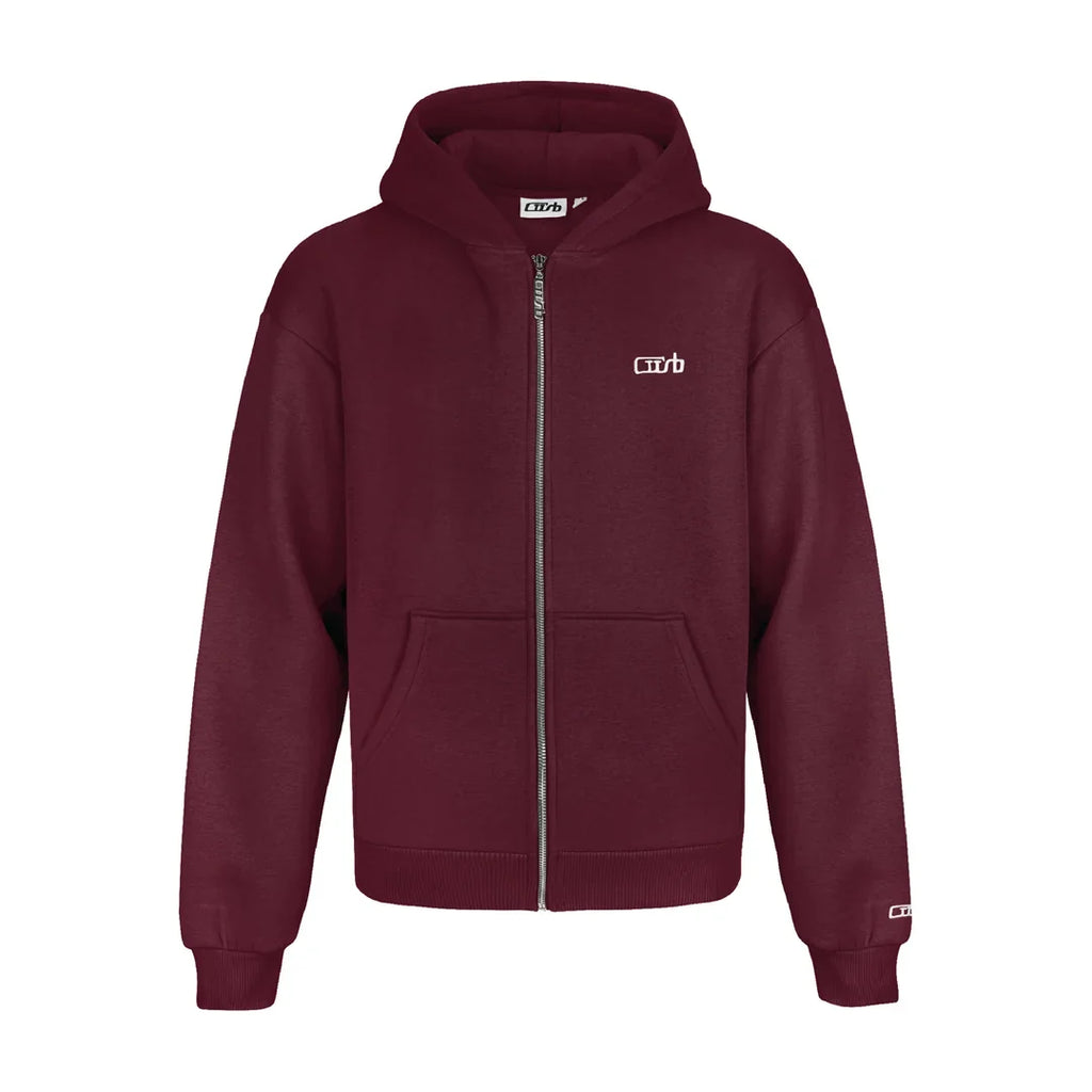 ZIP-UP BLACK CHERRY