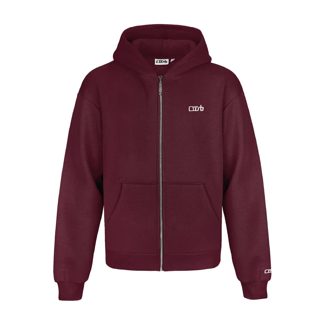ZIP-UP BLACK CHERRY